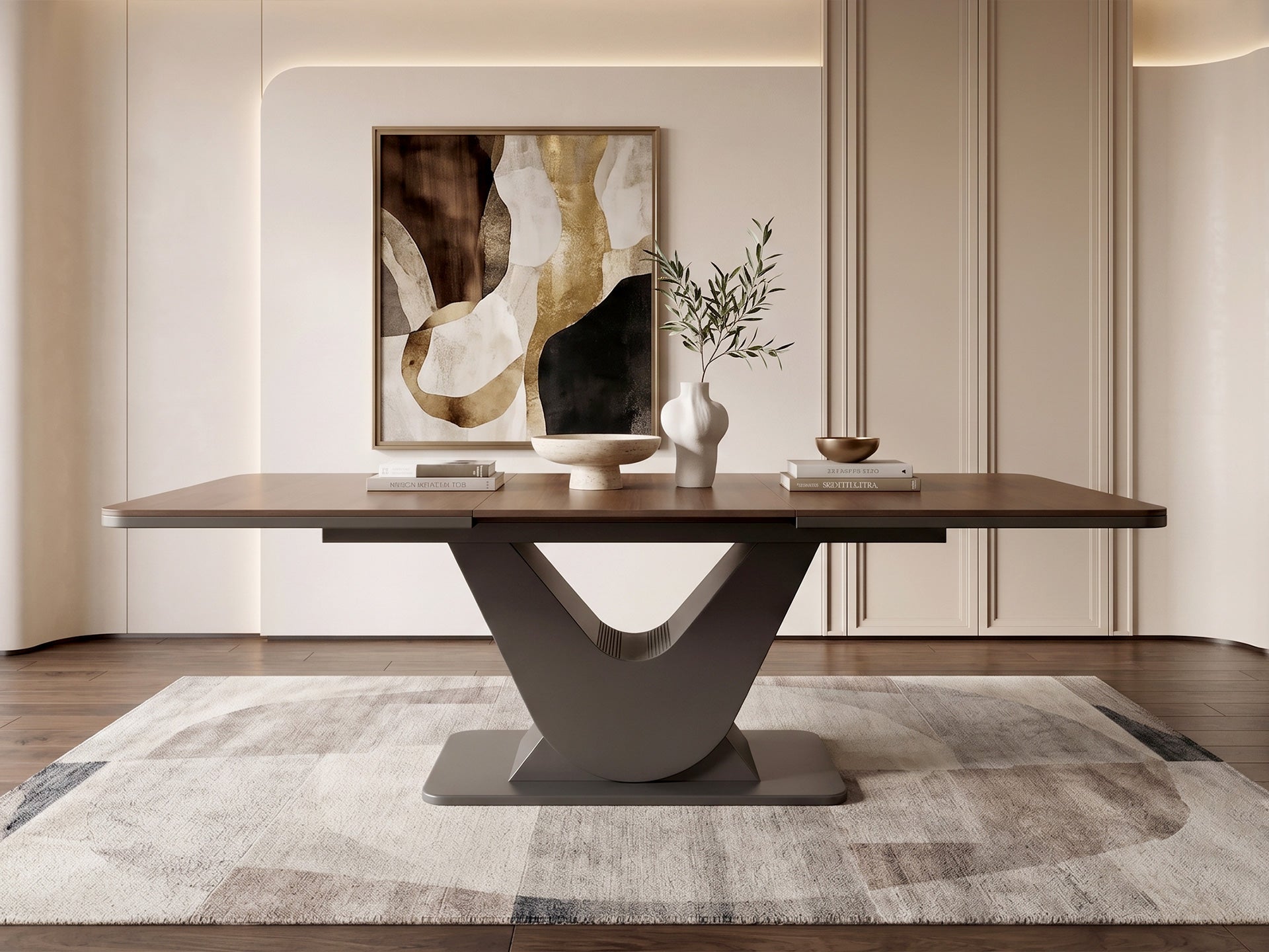 Alfa Açılır Yemek Masası (160+70x200)